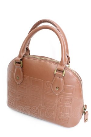 画像: Maison de FLEUR Petite Robe canone / パキっと割れないエンボスバッグ  ブラウン O-26-01-30-090-EL-BG-OW-OS