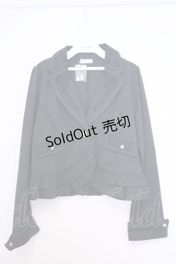 画像1: axes femme / ダークオーナメント柄ジャケット M グリーン O-26-01-30-1036-AX-JA-IG-OS (1)