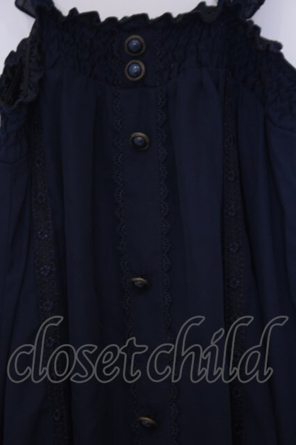 画像2: axes femme / 2WAY ドロストロングスカート  ネイビー O-26-01-30-1043-AX-SK-IG-OS (2)