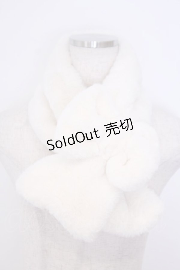 画像1: m petit by misako / リボンツキティペット  シロ O-26-01-30-1049-LO-ZA-OW-OS (1)