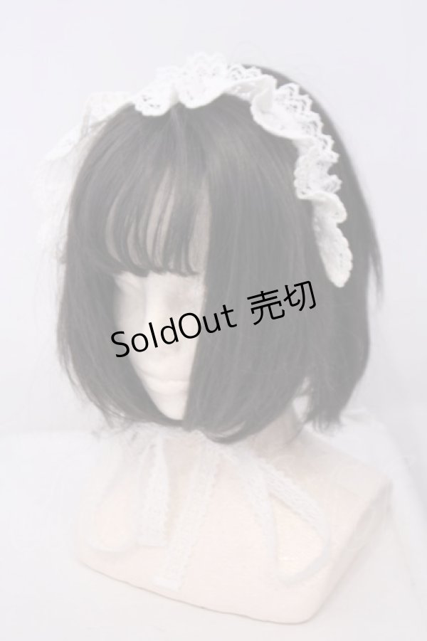 画像1: Angelic Pretty / Grace Laceヘッドドレス  シロ O-26-01-30-1050-AP-AC-OW-ZT0204J (1)