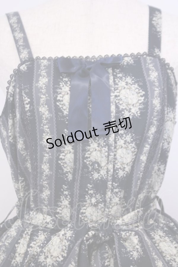 画像2: axes femme / アンティークブーケジャンスカ  ネイビー O-26-01-30-1005-0-OP-IG-OS (2)