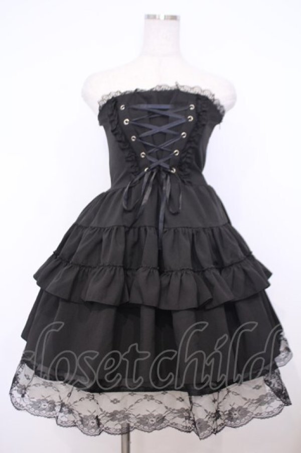 画像1: ACDC RAG / スピンドルBワンピース  クロ O-26-01-30-1009-0-OP-OW-OS (1)