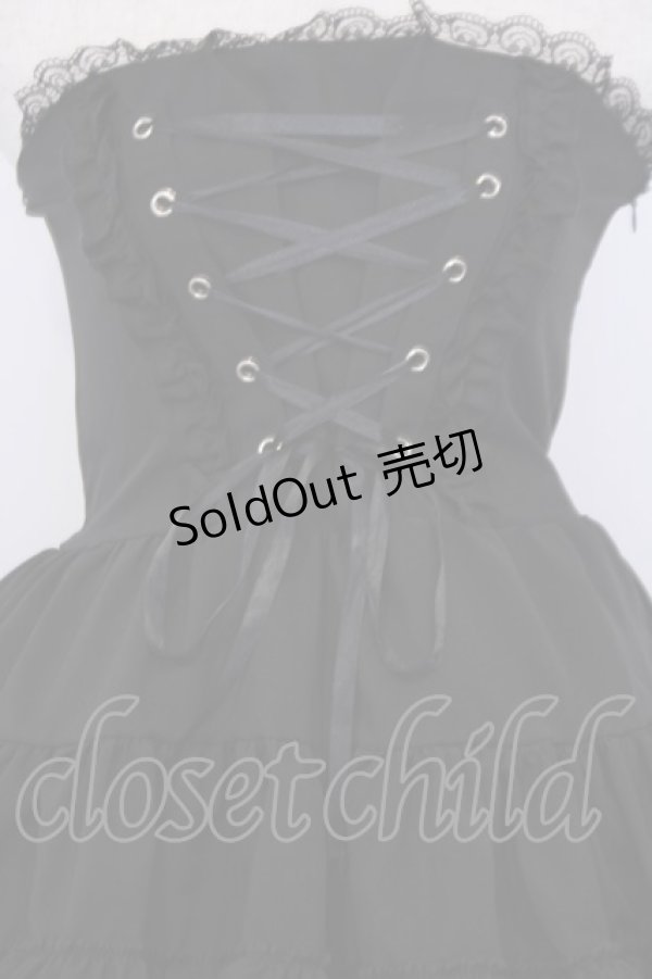 画像2: ACDC RAG / スピンドルBワンピース  クロ O-26-01-30-1009-0-OP-OW-OS (2)