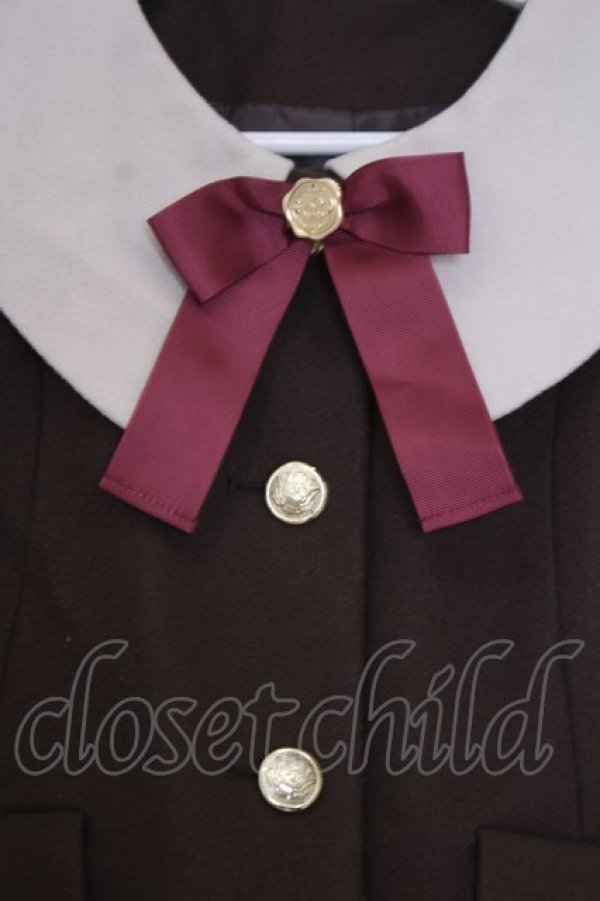 画像2: Amavel / セーラー襟ジャケット M ブラウン O-26-01-30-1010-CA-JA-OW-OS (2)