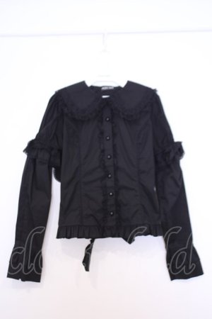 画像: ACDC RAG / ウサピョンブラウス  ブラック O-26-01-30-1011-PU-BL-OW-OS