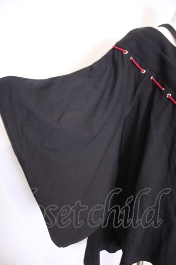 画像2: Favorite / 着物袖オフショルトップス  クロ×アカ O-26-01-30-1002-LO-JA-IG-OS (2)