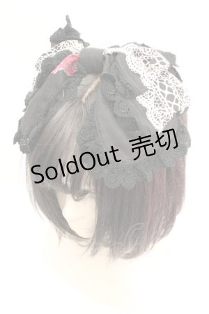 画像: ALICE and the PIRATES / The END of immortal EDEN柄カチューシャ  クロ O-26-01-30-009-PA-AC-IG-OS