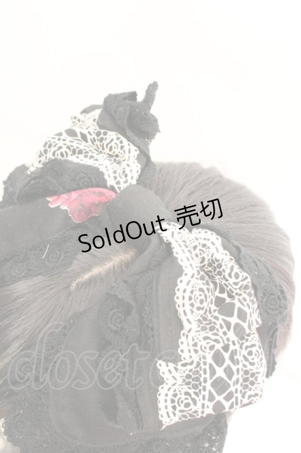 画像2: ALICE and the PIRATES / The END of immortal EDEN柄カチューシャ  クロ O-26-01-30-009-PA-AC-IG-OS (2)