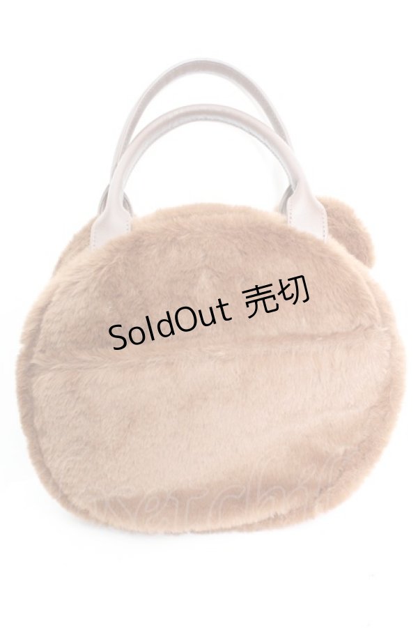 画像2: axes femme kawaii / ふわふわクマバッグ  ブラウン O-26-01-30-095-AX-BG-IG-ZT0204J (2)