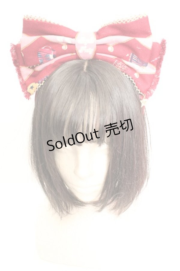 画像1: Angelic Pretty / TOY MARCHカチューシャ  ワイン O-26-01-30-011-AP-AC-IG-OS (1)