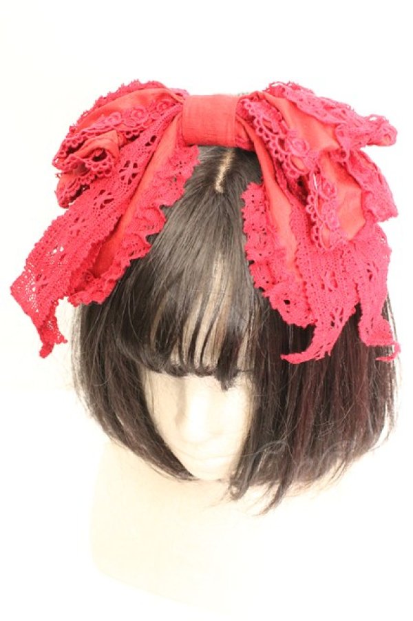 画像1: BABY,THE STARS SHINE BRIGHT / メリィ・カチューシャ  えんじ O-26-01-30-013-BA-AC-IG-OS (1)