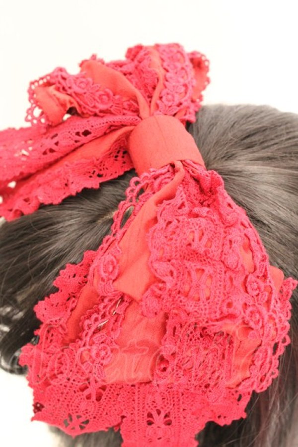 画像2: BABY,THE STARS SHINE BRIGHT / メリィ・カチューシャ  えんじ O-26-01-30-013-BA-AC-IG-OS (2)