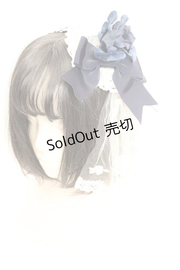 画像1: BABY,THE STARS SHINE BRIGHT / アントワーヌブーケカチューシャ  ネイビー×オフシロ O-26-01-30-014-BA-AC-IG-OS (1)