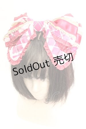 画像: BABY,THE STARS SHINE BRIGHT / AliceのMirage in PARADOX柄 リボンカチューシャ  ピンク O-26-01-30-029-BA-AC-IG-OS