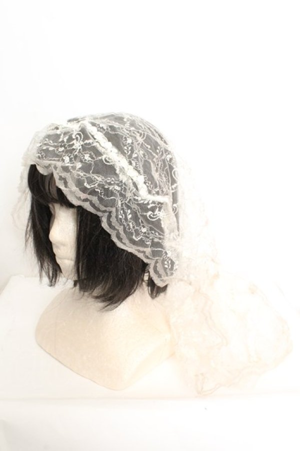 画像1: ALICE and the PIRATES / イノセントロージアマリアベール  生成り O-26-01-30-033-PA-AC-IG-OS (1)