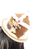 画像2: Angelic Pretty / /Sweet Cream HouseミニHat ハット  ブラウン O-26-01-30-034-AP-AC-IG-OS (2)
