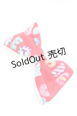 画像: Angelic Pretty / ToyDropsバレッタ  アカ O-26-01-30-045-AP-AC-IG-OS