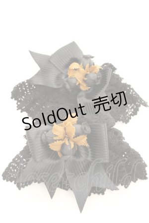 画像: ALICE and the PIRATES / ローズタイムお袖留め（2012）  クロ×ブラウン O-26-01-30-046-PA-ZA-IG-ZT0204J