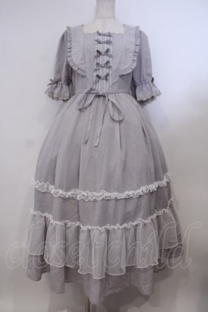 画像: axes femme kawaii / プチリボンワンピース  グレー O-26-01-31-048-AX-OP-IG-OS