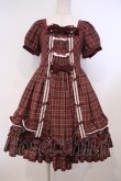 画像1: Cute.Q（海外ロリータブランド） / ベイリーズガールズチェックワンピース S アカ O-26-01-31-054-LO-BL-YM-OS (1)