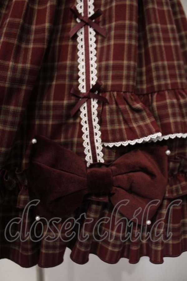 画像3: Cute.Q（海外ロリータブランド） / ベイリーズガールズチェックワンピース S アカ O-26-01-31-054-LO-BL-YM-OS (3)