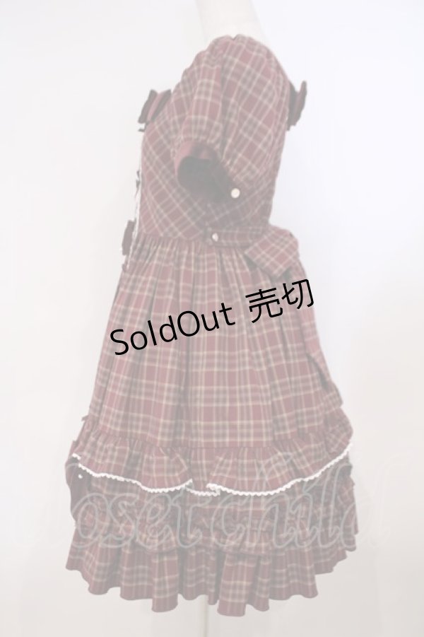 画像4: Cute.Q（海外ロリータブランド） / ベイリーズガールズチェックワンピース S アカ O-26-01-31-054-LO-BL-YM-OS (4)