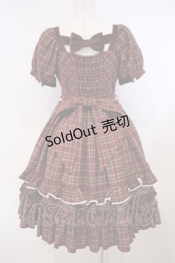 画像5: Cute.Q（海外ロリータブランド） / ベイリーズガールズチェックワンピース S アカ O-26-01-31-054-LO-BL-YM-OS (5)