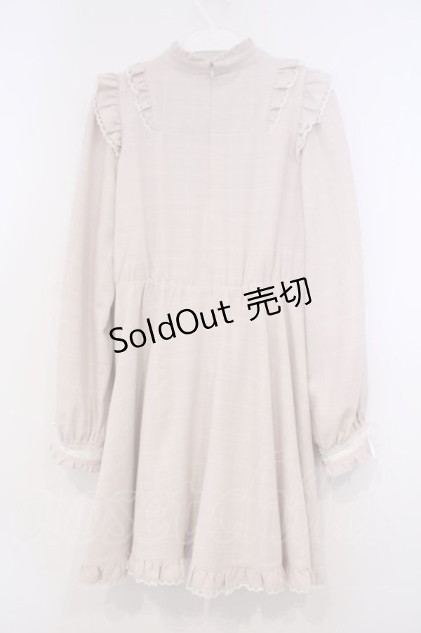 画像3: Honey Cinnamon / 肩フリルチェックワンピース  ピンク O-26-01-31-055-LO-OP-YM-OS (3)