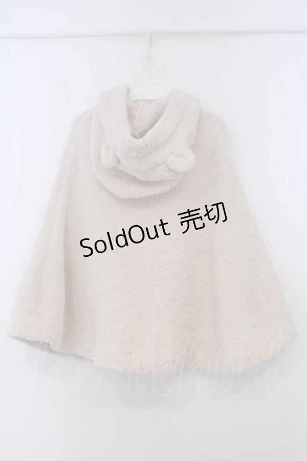 画像4: PINK HOUSE / くまみみボアケープ  アイボリー O-26-01-31-057-LO-CO-IG-ZT0312F (4)