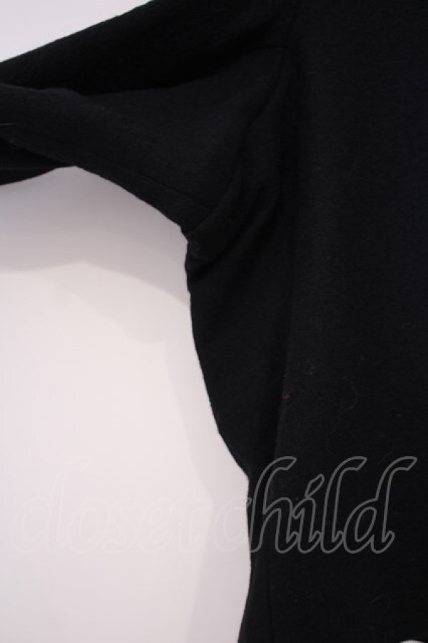 画像3: PINK HOUSE / ドットチュール襟カーディガン【お直しあり】  クロ O-26-01-31-058-LO-TO-IG-OS (3)