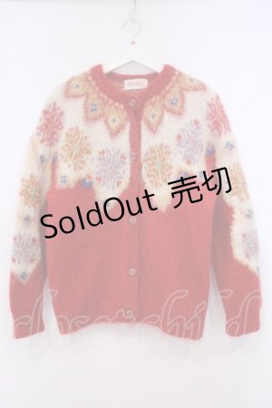 画像: PINK HOUSE / モヘアカーディガン  アカ O-26-01-31-060-LO-TO-IG-OS