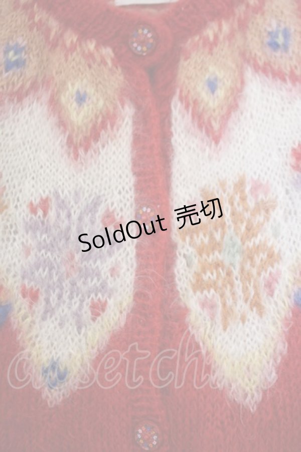 画像2: PINK HOUSE / モヘアカーディガン  アカ O-26-01-31-060-LO-TO-IG-OS (2)