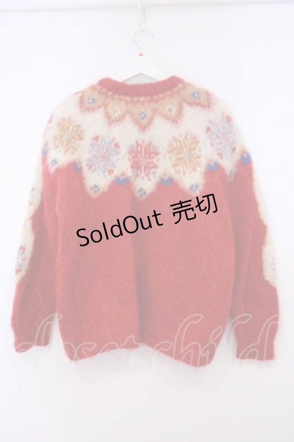 画像3: PINK HOUSE / モヘアカーディガン  アカ O-26-01-31-060-LO-TO-IG-OS (3)