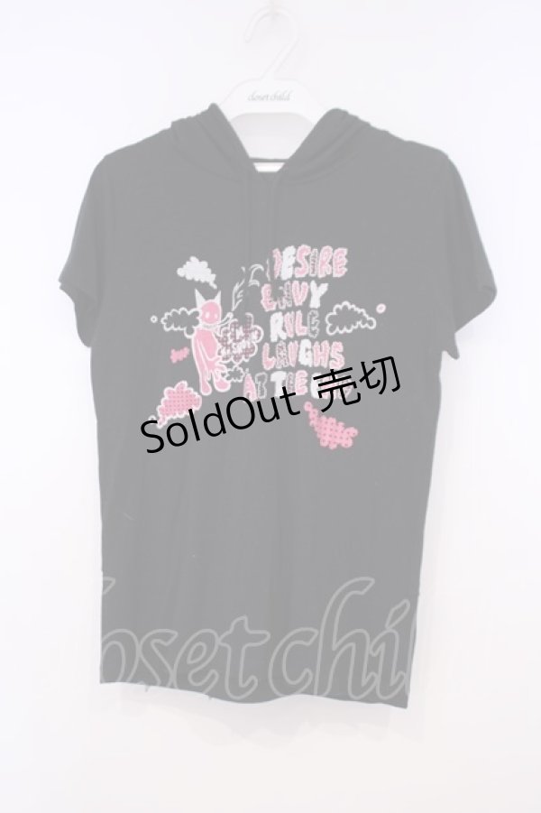 画像1: PEACE NOW / デビルptパーカー M ブラック O-26-01-31-006-PU-TO-OW-OS (1)