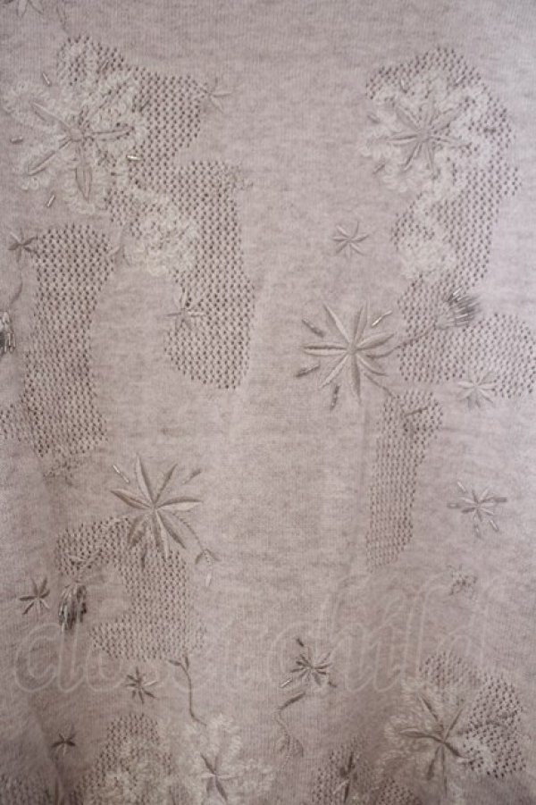 画像2: TOMATSU / フラワーニット 40 アイボリー O-26-01-31-063-LO-TO-IG-OS (2)