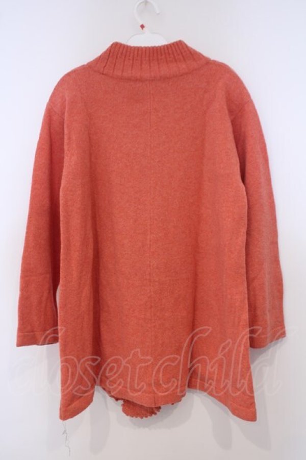 画像2: TOMATSU / リーブ編みニット  オレンジ O-26-01-31-064-LO-TO-IG-OS (2)