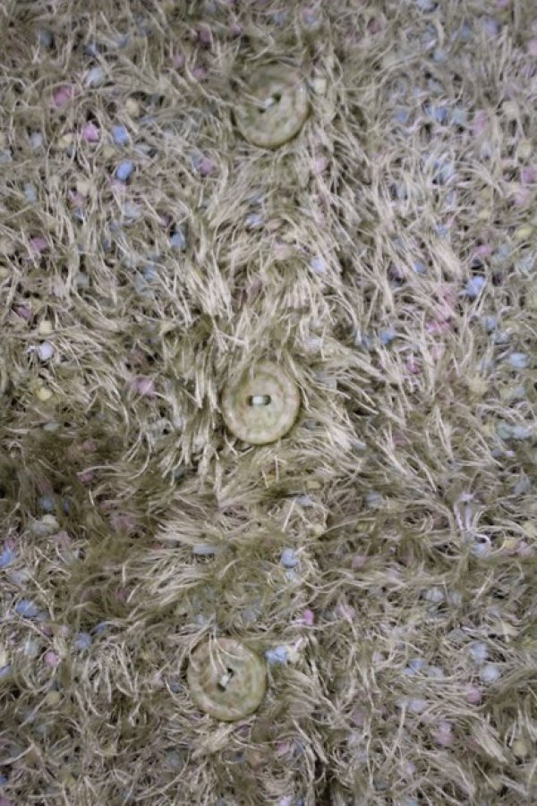 画像2: TOMATSU / フェザーネップカーディガン  グリーン O-26-01-31-065-LO-TO-IG-OS (2)