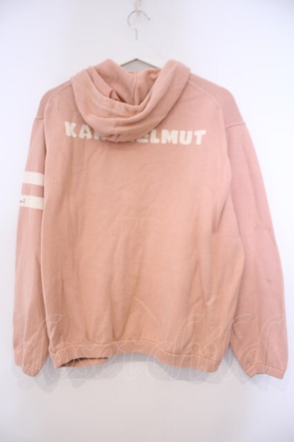 画像4: Karl Helmut / ロゴニットフーディ  ピンク O-26-01-31-076-EL-TO-IG-OS (4)