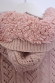 画像5: PINK HOUSE / レース使いリバーシブルニットポンチョ  ピンク O-26-01-31-078-LO-JA-IG-OS (5)