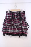画像1: ALGONQUINS / ドロストチェックスカート F ピンクｘブラック O-26-01-31-013-AL-SK-OW-OS (1)
