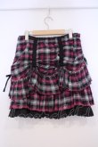 画像3: ALGONQUINS / ドロストチェックスカート F ピンクｘブラック O-26-01-31-013-AL-SK-OW-OS (3)