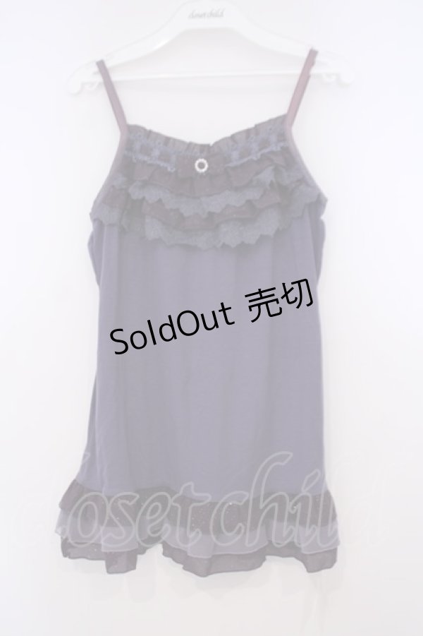 画像1: axes femme / ティアードレースキャミソール M パープル O-26-01-31-025-AX-TO-OW-OS (1)