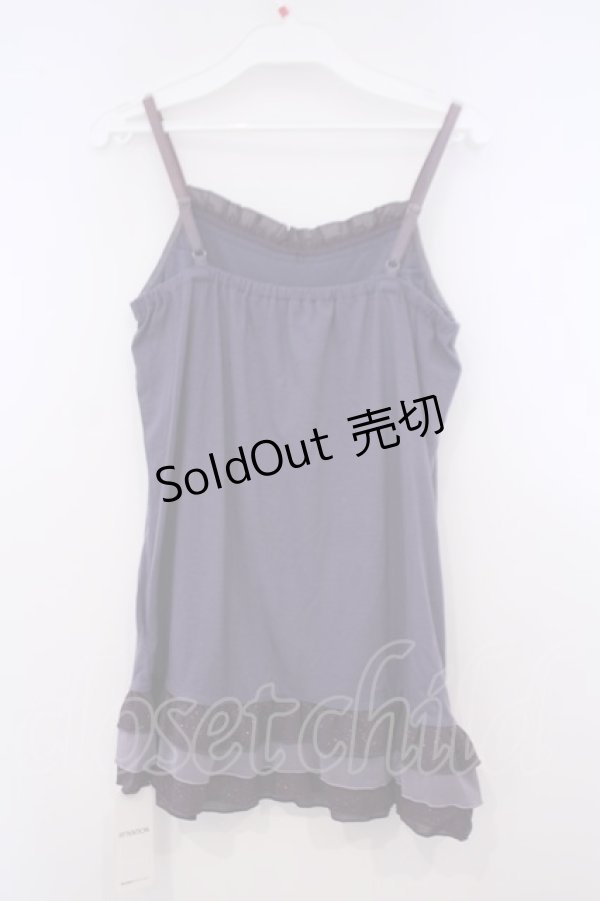 画像2: axes femme / ティアードレースキャミソール M パープル O-26-01-31-025-AX-TO-OW-OS (2)