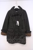画像1: axes femme / ドットコート M ブラック O-26-01-31-032-AX-CO-IG-OS (1)