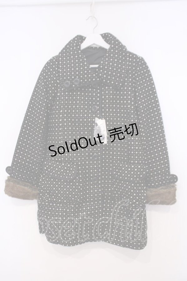 画像1: axes femme / ドットコート M ブラック O-26-01-31-032-AX-CO-IG-OS (1)