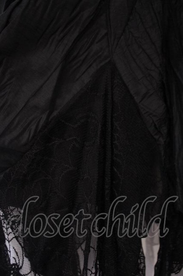 画像2: Qutie Frash / クモメッシュランダムスカート  ブラック O-26-02-03-026-QU-SK-OW-OS (2)