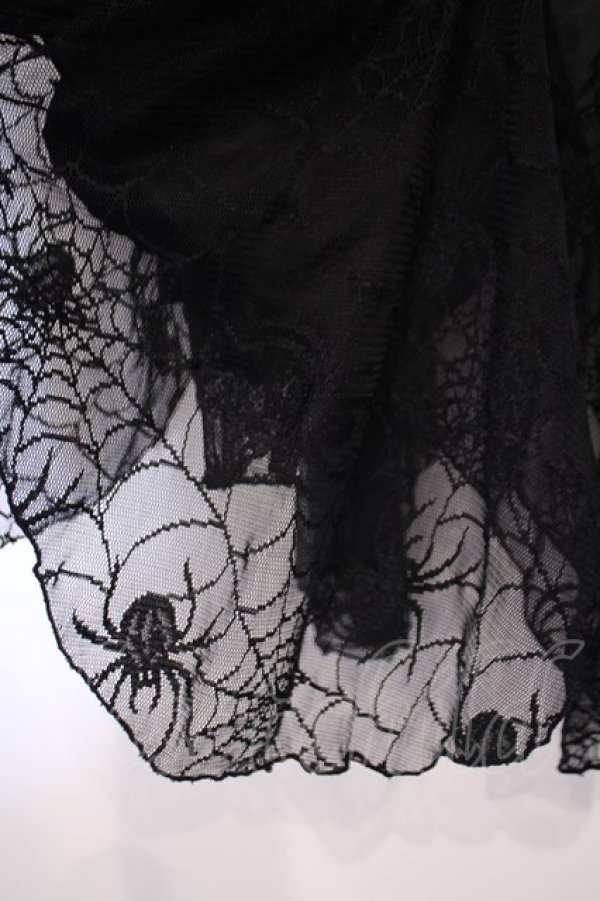 画像3: Qutie Frash / クモメッシュランダムスカート  ブラック O-26-02-03-026-QU-SK-OW-OS (3)