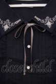 画像2: axes femme POETIQUE / 刺繍入りセーラーブラウス M ネイビー O-26-02-03-029-AX-BL-OW-OS (2)