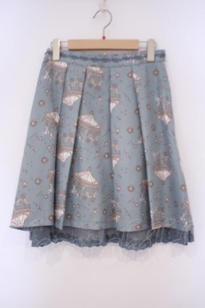 画像: axes femme / メリーゴーランドスカート M グリーン O-26-02-03-038-AX-SK-OW-OS